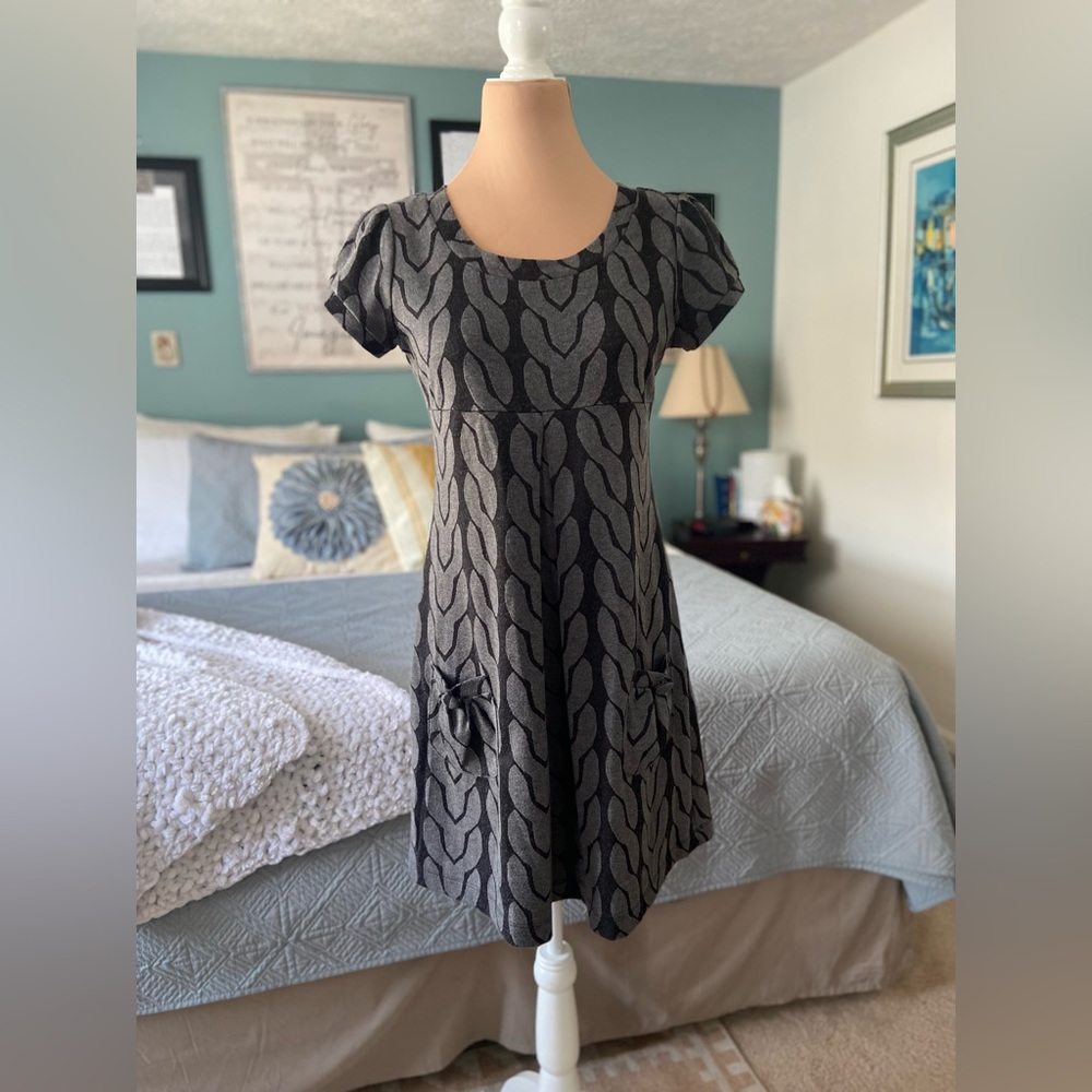 Black & Gray Enfocus Dress.